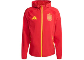 adidas Spain Tiro Travel Full Zip Windbreaker Jacket Team Power Red - vue 360