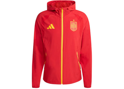 adidas Spain Tiro Travel Full Zip Windbreaker Jacket Team Power Red - apparel view 2