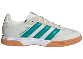 adidas Spezialist Indoor Off White Pure Teal Cloud White - authentic adidas sneakers