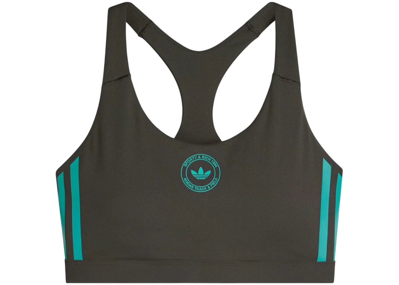 adidas Sporty & Rich Women's Bralette Carbon - vue secondaire A