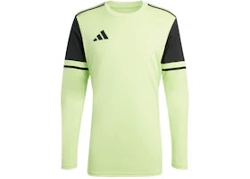 adidas Squadra 25 Goalkeeper Long Sleeve Jersey Pulse Lime Black - authentic adidas apparel