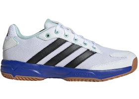 adidas Stabil Jr Cloud White Core Black Lucid Blue (GS) - vue 360