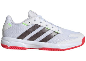 adidas Stabil Junior Indoor Cloud White Aurora Met. Semi Lucid Red (GS) - authentic adidas sneakers