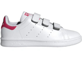 adidas Stan Smith Comfort Closure Cloud White Bold Pink (PS) - authentic adidas sneakers