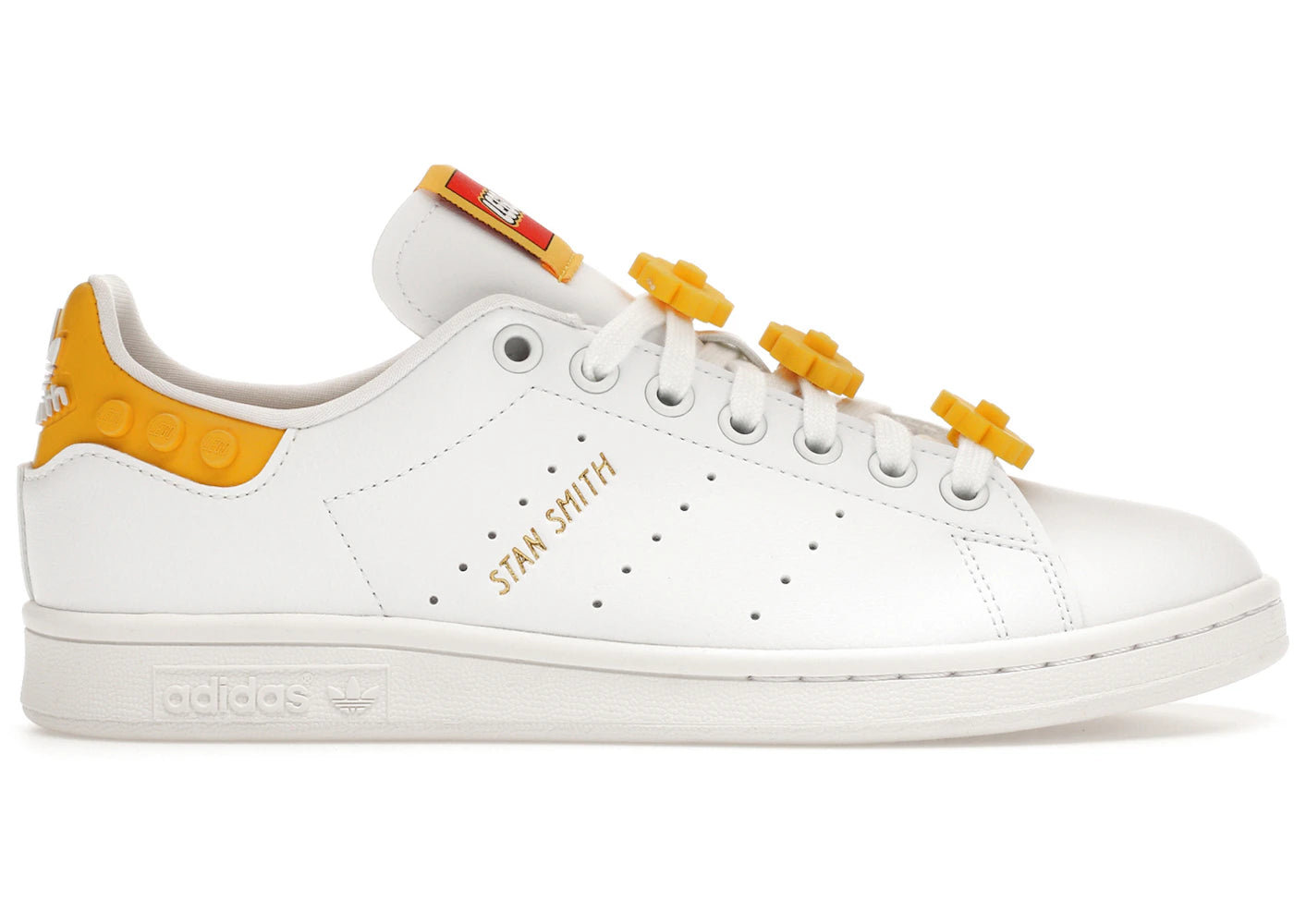 adidas Stan Smith LEGO White Yellow (Women's)
