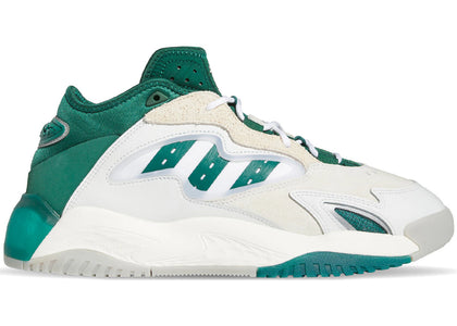 adidas Streetball II White Dark Green - sneakers view 2