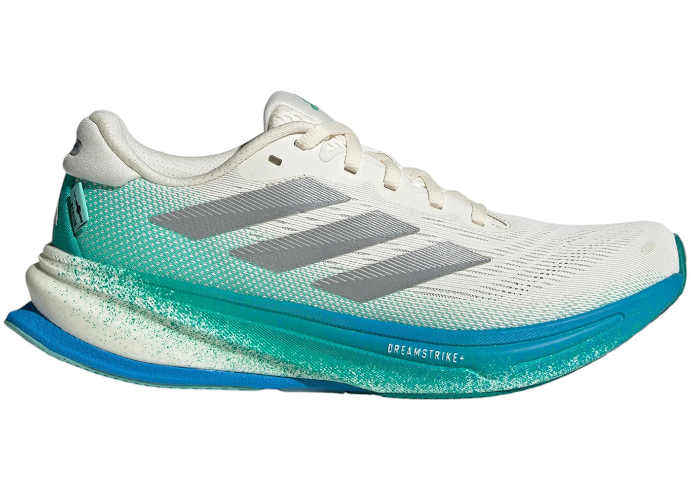 adidas Supernova Rise 2 Chalk White Silver Metallic Glory Green (Women's) - vue secondaire A