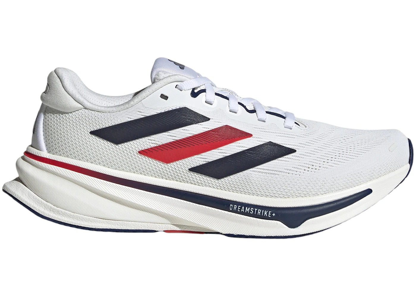 adidas Supernova Rise 2 Cloud White Dark Blue Pure Ruby (Women's) - vue 360