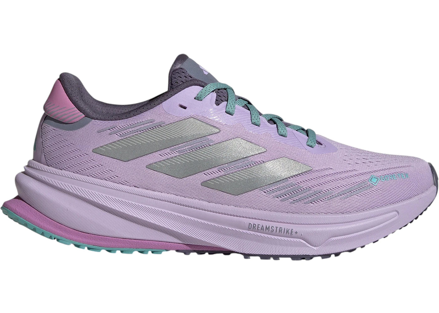 adidas Supernova Rise Gore-Tex Powder Plum Silver Metallic (Women's) - vue 360