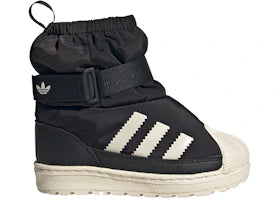adidas Superstar 360 Boot Black Wonder White Carbon (TD) - vue 360