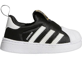 adidas Superstar 360 Core Black Cloud White Gold Metallic (TD) - authentic adidas sneakers