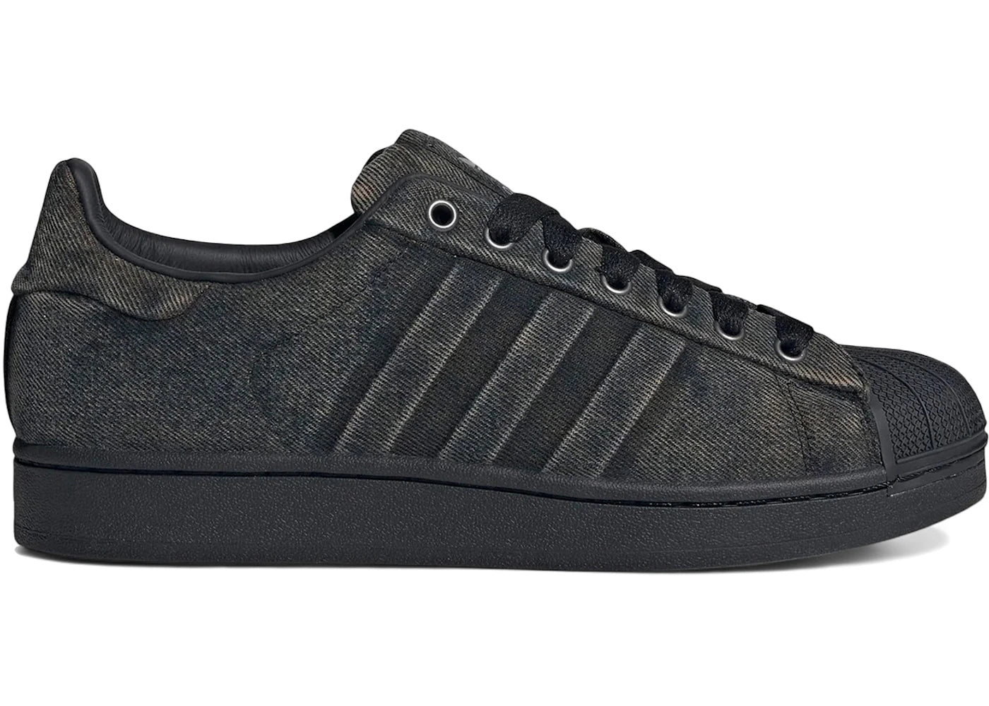 adidas Superstar 82 Washed Denim Black - vue 360