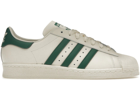 adidas Superstar 82 White Dark Green sneakers - authentic adidas shoes