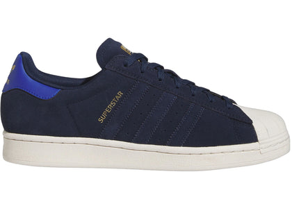 adidas Superstar ADV Royal Blue Gold Metallic - sneakers view 2