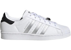 adidas Superstar Cloud White Silver Metallic Core Black (Women's) - vue 360
