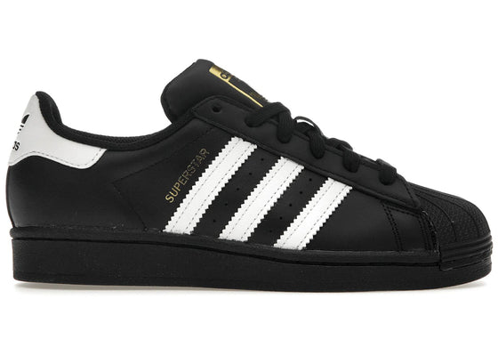adidas Superstar Core Black Cloud White Gold (GS) sneakers - authentic adidas shoes