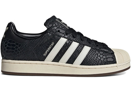adidas Superstar II Black Croc Cream White - authentic adidas sneakers