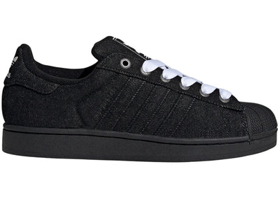 adidas Superstar II Black Denim