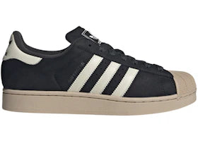 adidas Superstar II Black Off White Stone Khaki - authentic adidas sneakers