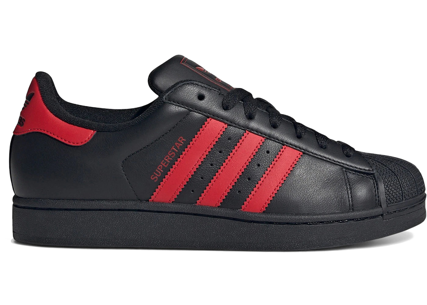 adidas Superstar II Black Scarlet - vue 360