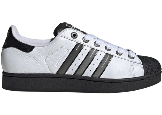 adidas Superstar II Cloud White Matte Silver Core Black sneakers - authentic adidas shoes