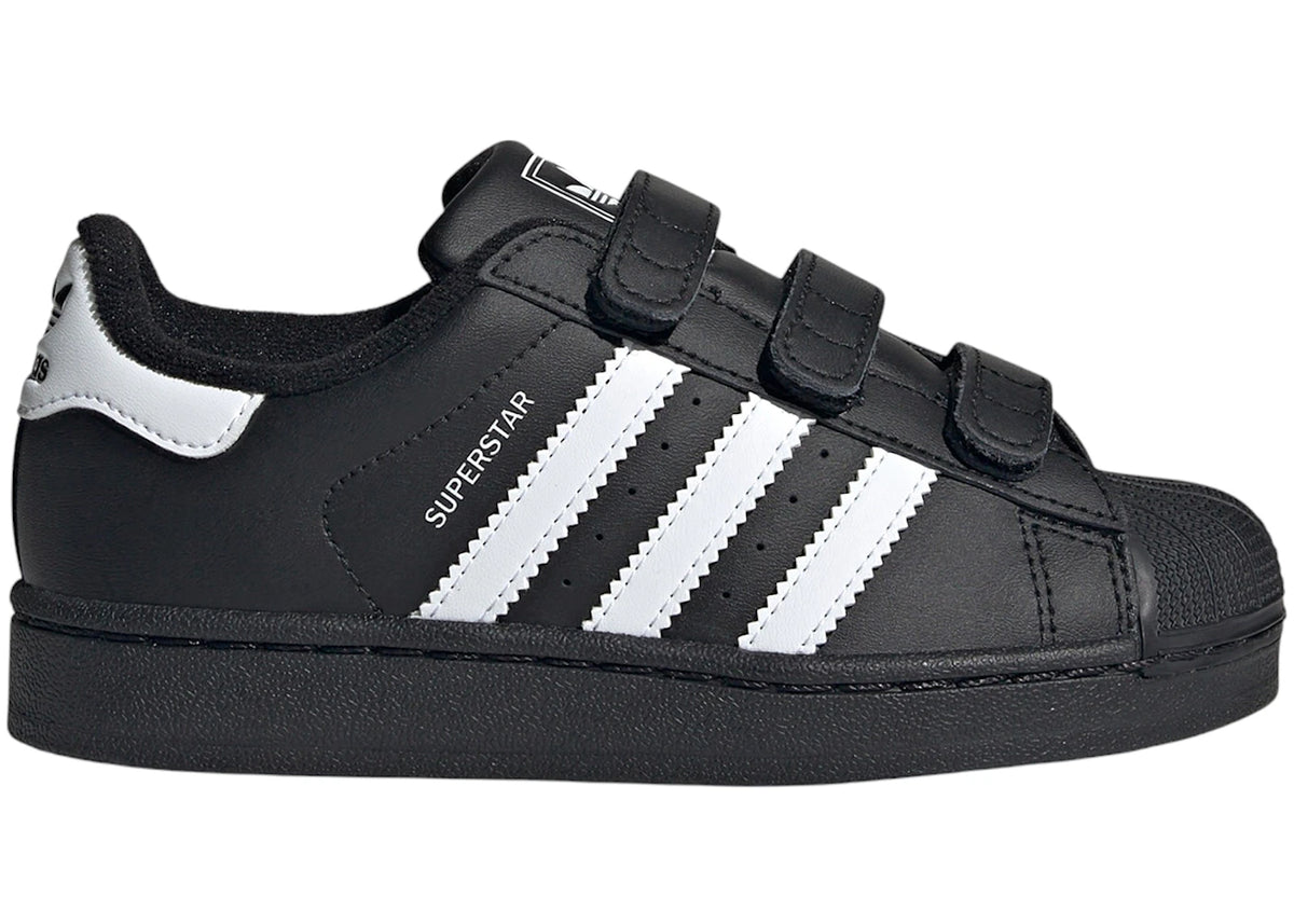 adidas Superstar II Comfort Closure Core Black Cloud White (PS) - vue secondaire A