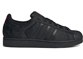 adidas Superstar II Core Black Better Scarlet