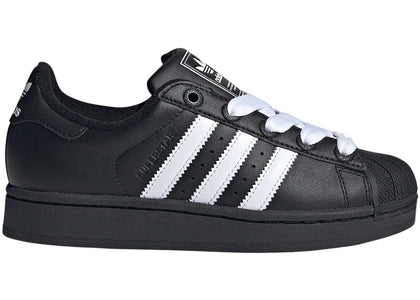 adidas Superstar II Core Black Cloud White (GS) - authentic adidas sneakers