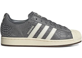 adidas Superstar II Grey Croc Cream White - authentic adidas sneakers