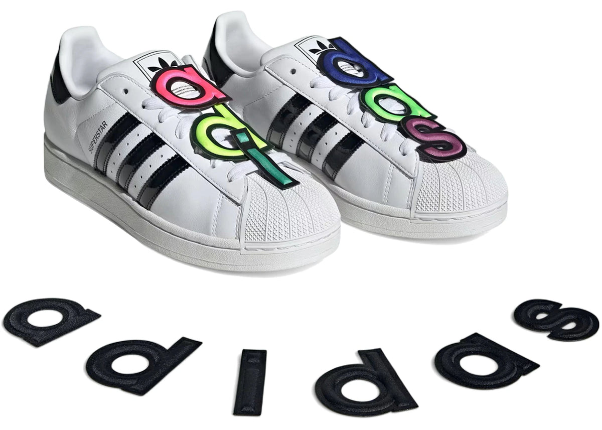 adidas Superstar II Jeremy Scott White Black - vue secondaire B