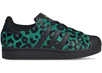 adidas Superstar II Semi Screaming Green Core Black Gold Metallic (Women's)