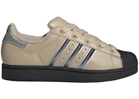 adidas Superstar II Stone Khaki Silver Metallic Core Black (Women's)