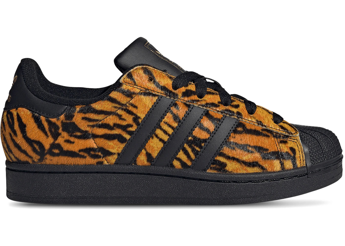 adidas Superstar II Yellow Core Black Gold Metallic (Women's) - vue secondaire A