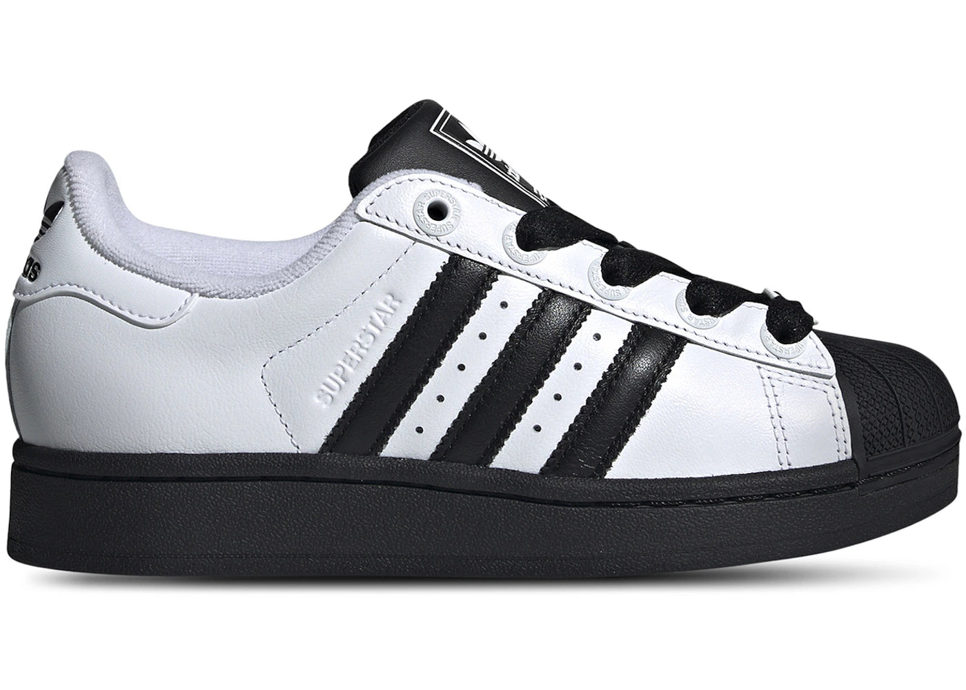 adidas Superstar II White Black White (GS) - vue 360