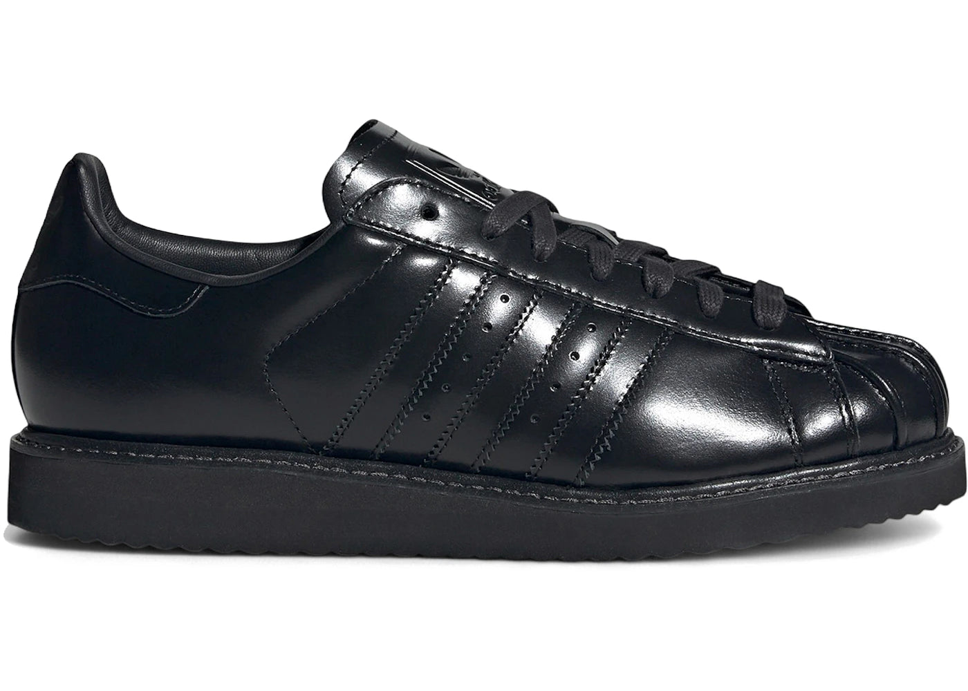 adidas Superstar Lux Triple Black - vue 360