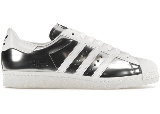 adidas Superstar Prada Silver sneakers - authentic adidas shoes
