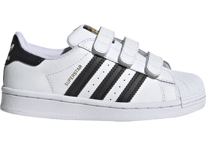 adidas Superstar Strap Cloud White Core Black (TD) - sneakers view 2