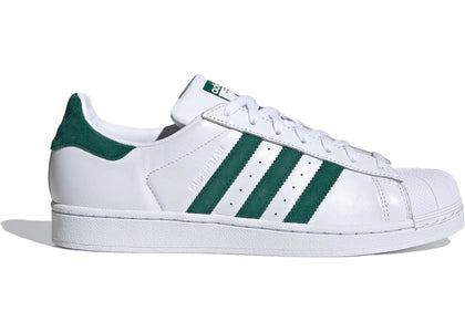 adidas Superstar White Collegiate Green - authentic adidas sneakers