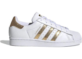 adidas Superstar White Gold Sequins (Women's)