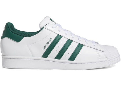 adidas Superstar White Green - authentic adidas sneakers