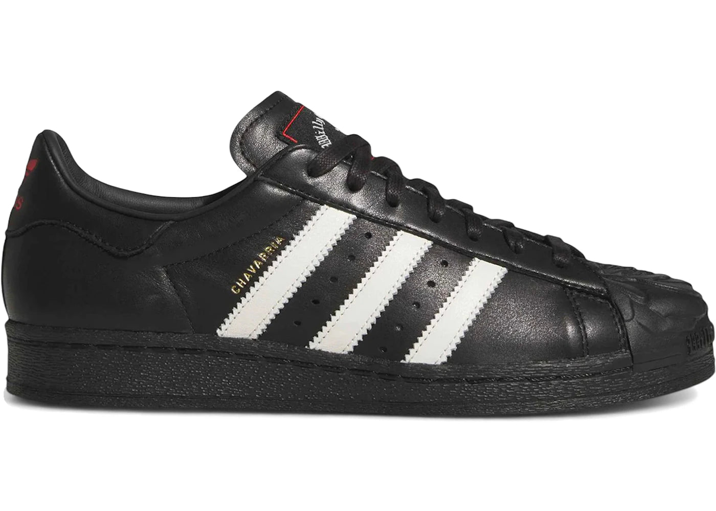 adidas Superstar Willy Chavarria Rose Black White Red - vue 360
