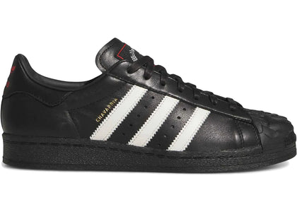 adidas Superstar Willy Chavarria Rose Black White Red - authentic adidas sneakers