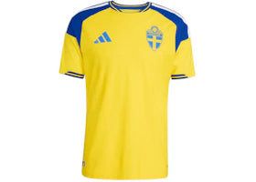 adidas Sweden 2026 Home Authentic Jersey Yellow - vue 360