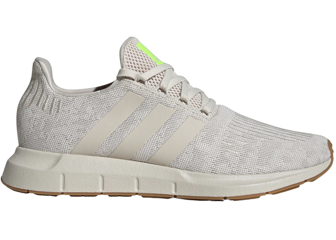 adidas Swift Run 1 Aluminium Lucid Lemon - vue 360