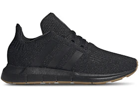 adidas Swift Run 1.0 Core Black Gum (GS) - vue 360