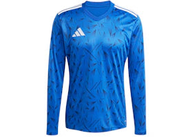 adidas Team Icon 25 Long Sleeve Jersey Royal Blue White
