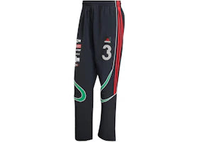 adidas Teamgeist Moto Trackpant Black Green Better Scarlet - authentic adidas product