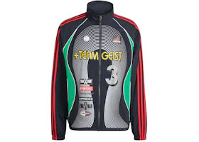 adidas Teamgeist Moto Tracktop Black Green Better Scarlet