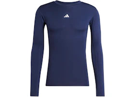adidas Techfit Compression Long Sleeve Long-Sleeve Top Legend Ink - authentic adidas product
