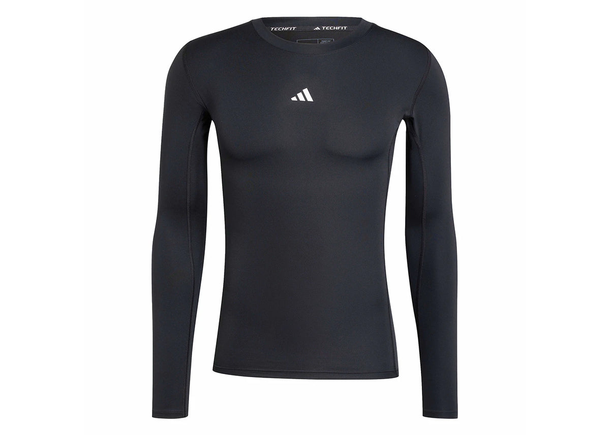 adidas Techfit Compression Training Long Sleeve Tee Black - vue secondaire A